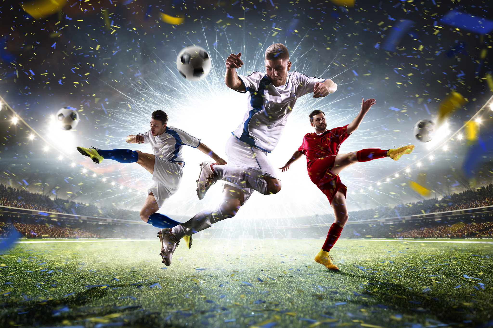 激动人心！足球比赛中的精彩瞬间